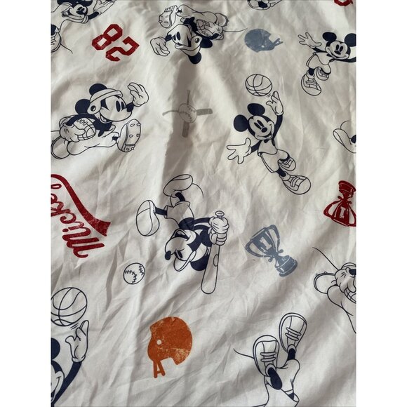 Disney Mickey Mouse Sports Twin Flat Sheet & Pillowcase Set - Picture 8 of 12